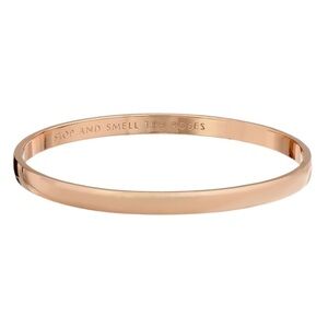 KATE SPADE • Stop And Smell The Roses Idiom Bangle Bracelet